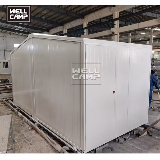 L'ambiente personalizzato protegge le case prefabbricate elettriche interne del container, piccolo spazio di archiviazione espandibile
