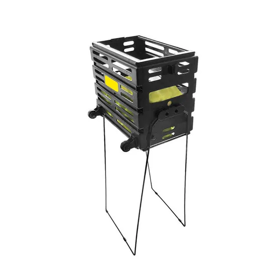 Cestino portaoggetti per palline da tennis portatile con tramoggia con ruote Bl21681