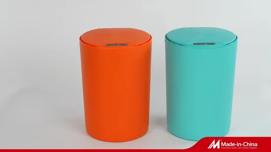 Bidone della spazzatura intelligente con sensore touchless elettronico automatico per riciclo intelligente con motivo a testa di cervo