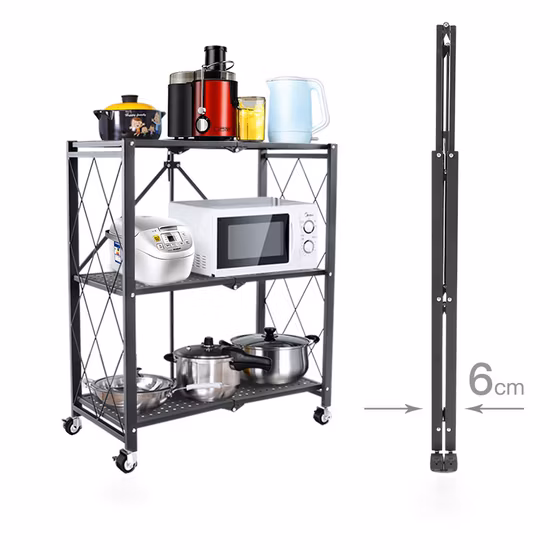 Scaffali per libri con scaffale regolabile pieghevole per la scuola della cucina di vendita calda per la decorazione domestica